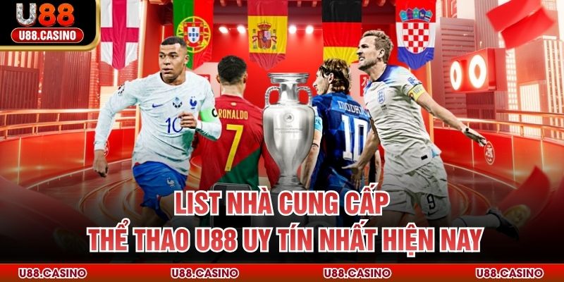 List nhà cung cấp thể thao U88 uy tín nhất hiện nay