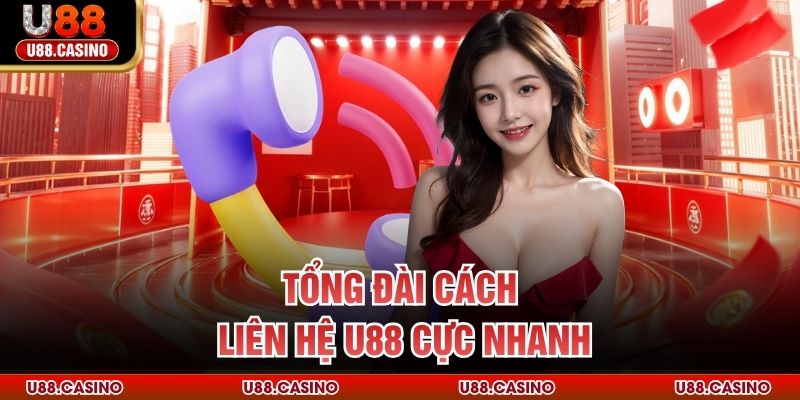 Tổng đài cách liên hệ U88 cực nhanh